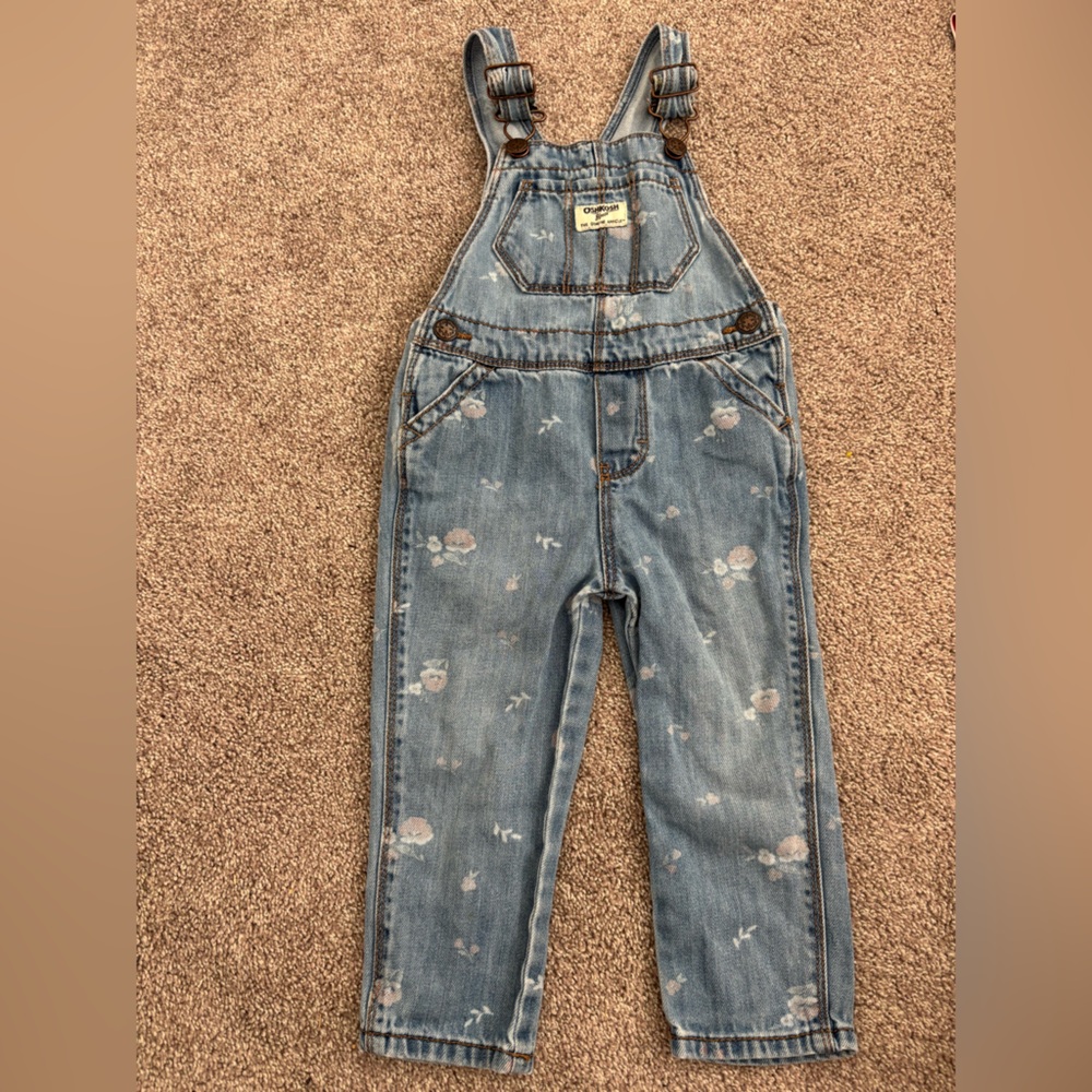 Osh Kosh Floral overalls